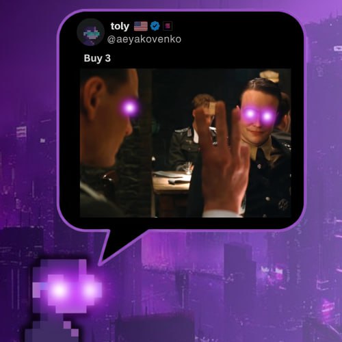 Toly showing 3 fingers